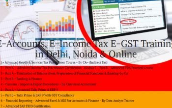 Best Accounting Course in Delhi, 100% Job, SLA